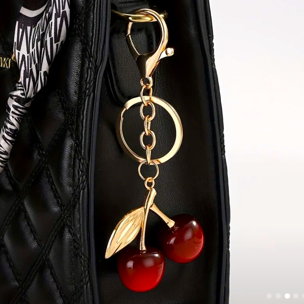 Cherry 🍒 Keychain/Bagcharm - Picture 3 of 5